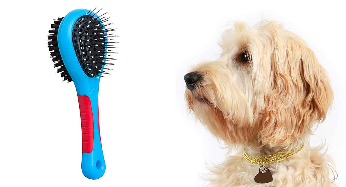 dog brush that trims hair