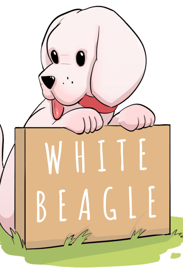 white beagle