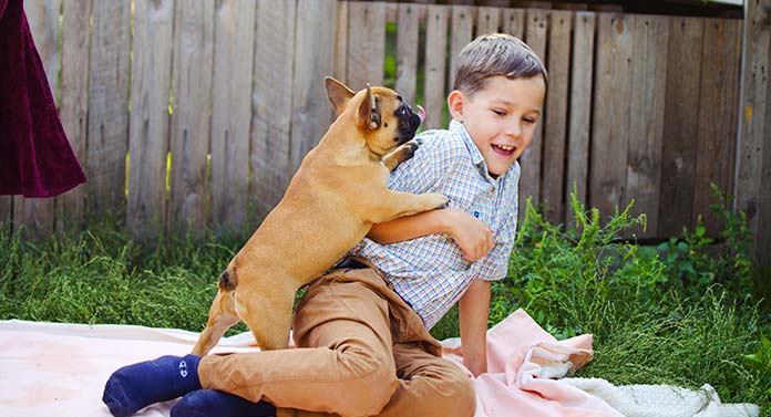 are french bulldog puppies good with kids